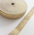 Guma dziana 30 mm metalizowana - złota