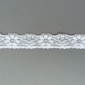 Koronka elastyczna 2,7 cm - biała