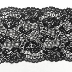 KORONKA ELASTYCZNA 15,5 CM - czarna