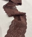 KORONKA ELASTYCZNA 8,5cm - BRĄZOWA