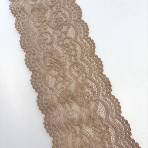 KORONKA ELASTYCZNA 8,5cm - BEŻOWA