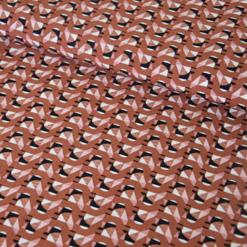 tkanina wiskozowa - geometric