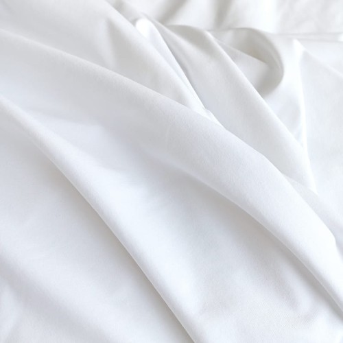 single jersey - biały